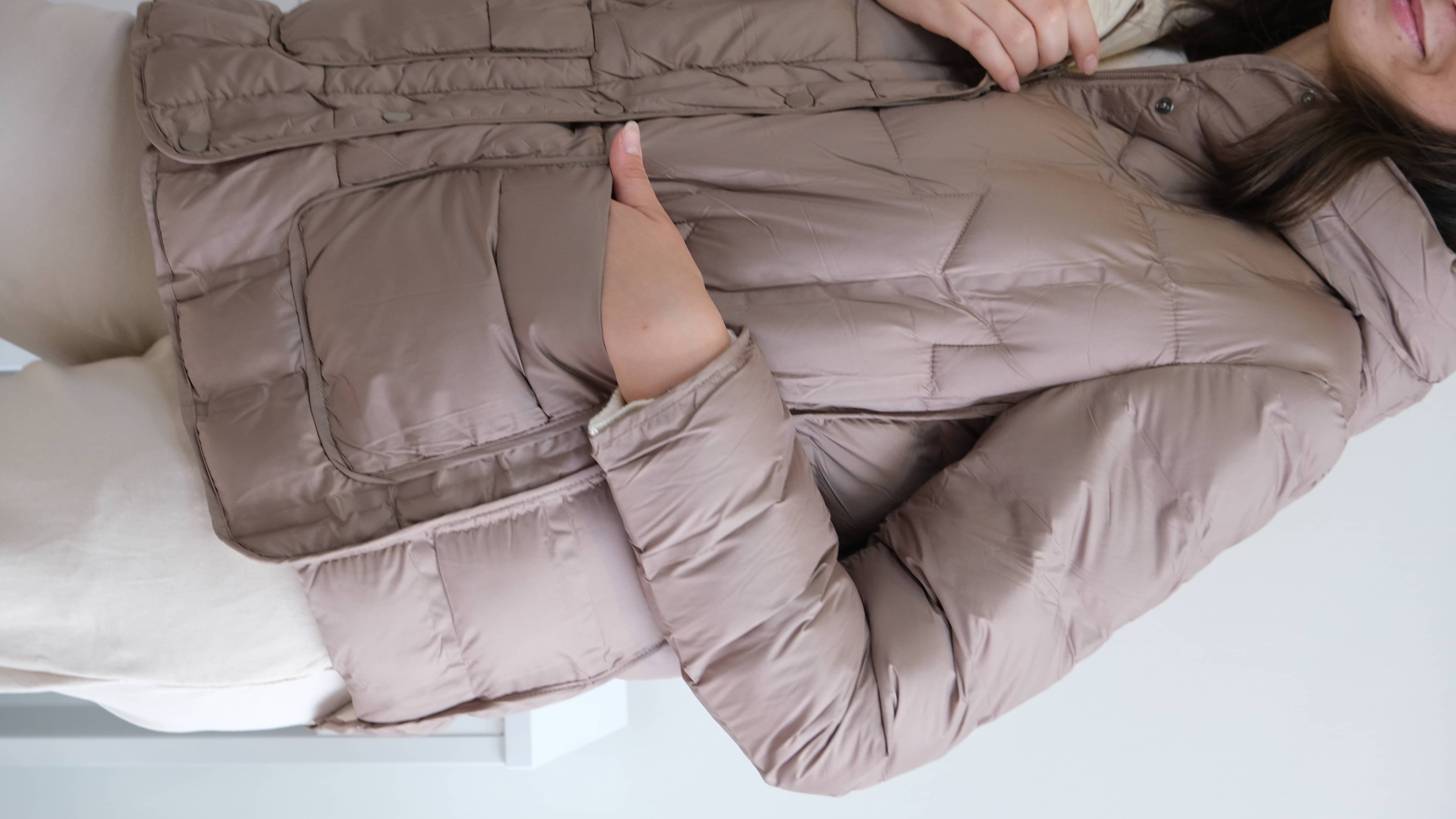 İtalyan Önden Cep Detaylı Anorak Mont