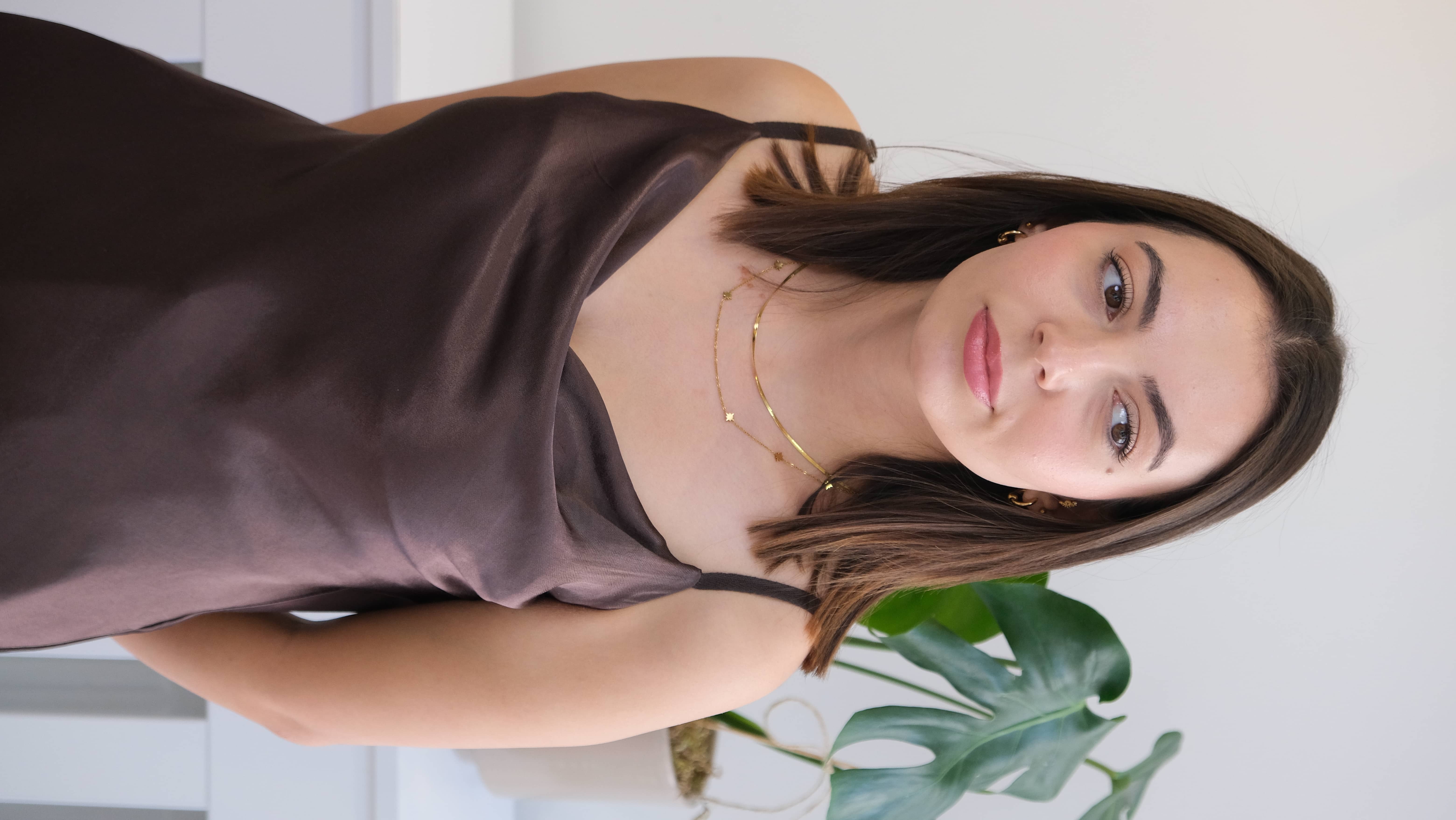 İtalyan Saten Degaje Askılı Body