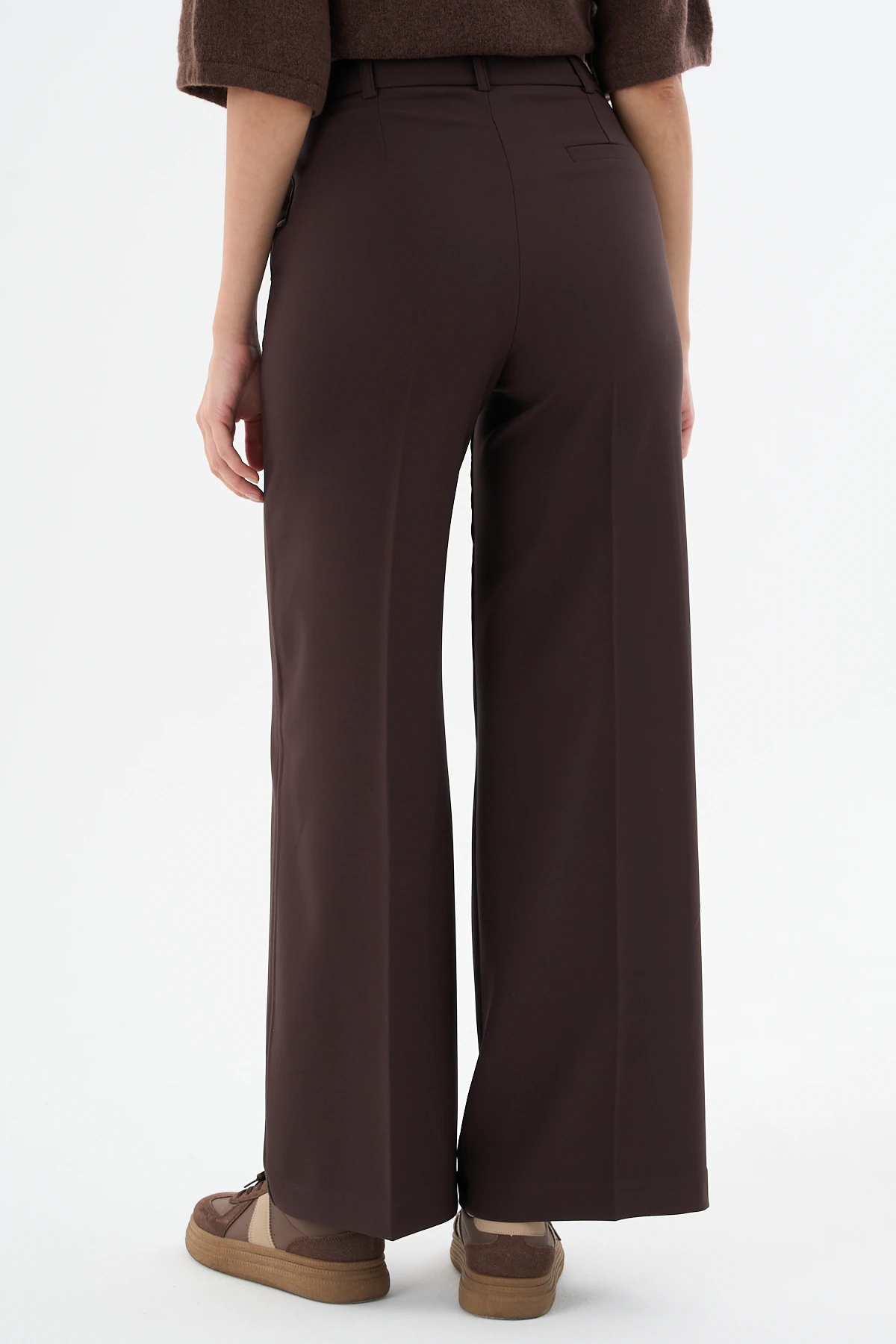 Düz Paça Pantolon Kahve
