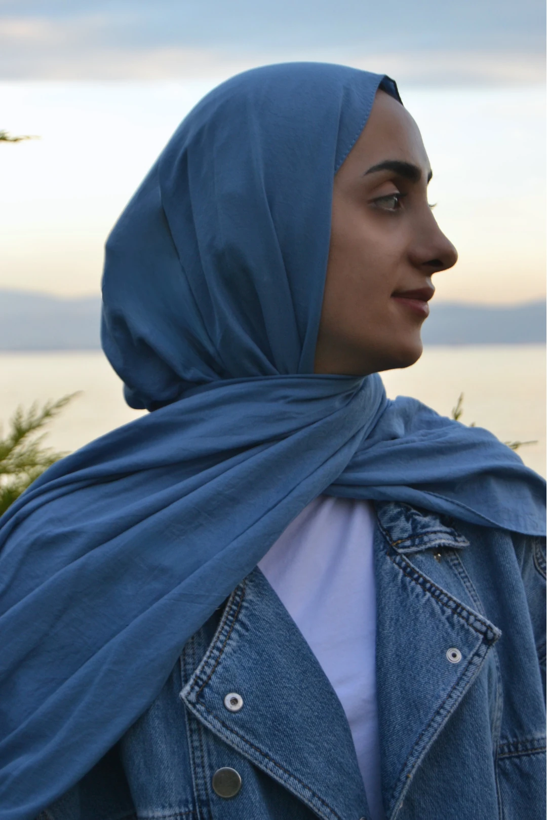 Nue Organic Pamuk Şal - İndigo