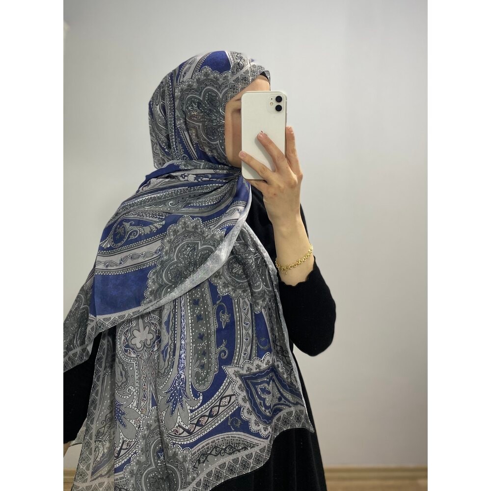 Etro desen pamuk soft şal