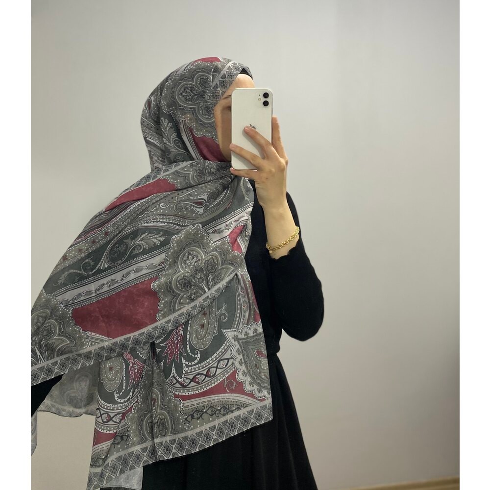 Etro desen pamuk soft şal