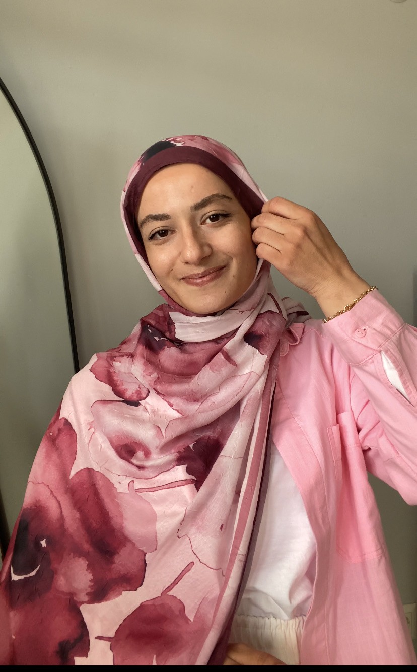 SOLENA BAMBU ŞAL - pembe.bordo