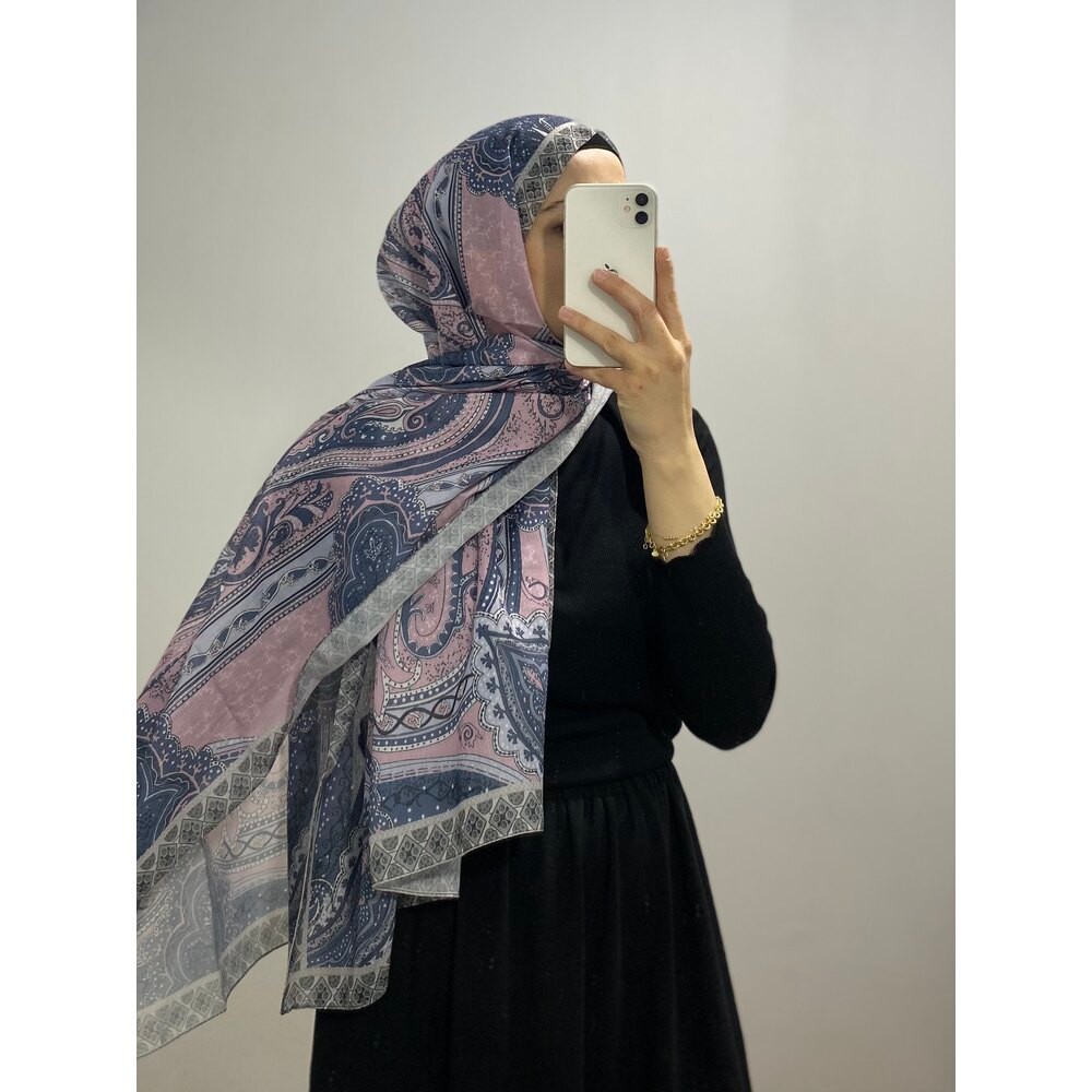 Etro desen pamuk soft şal