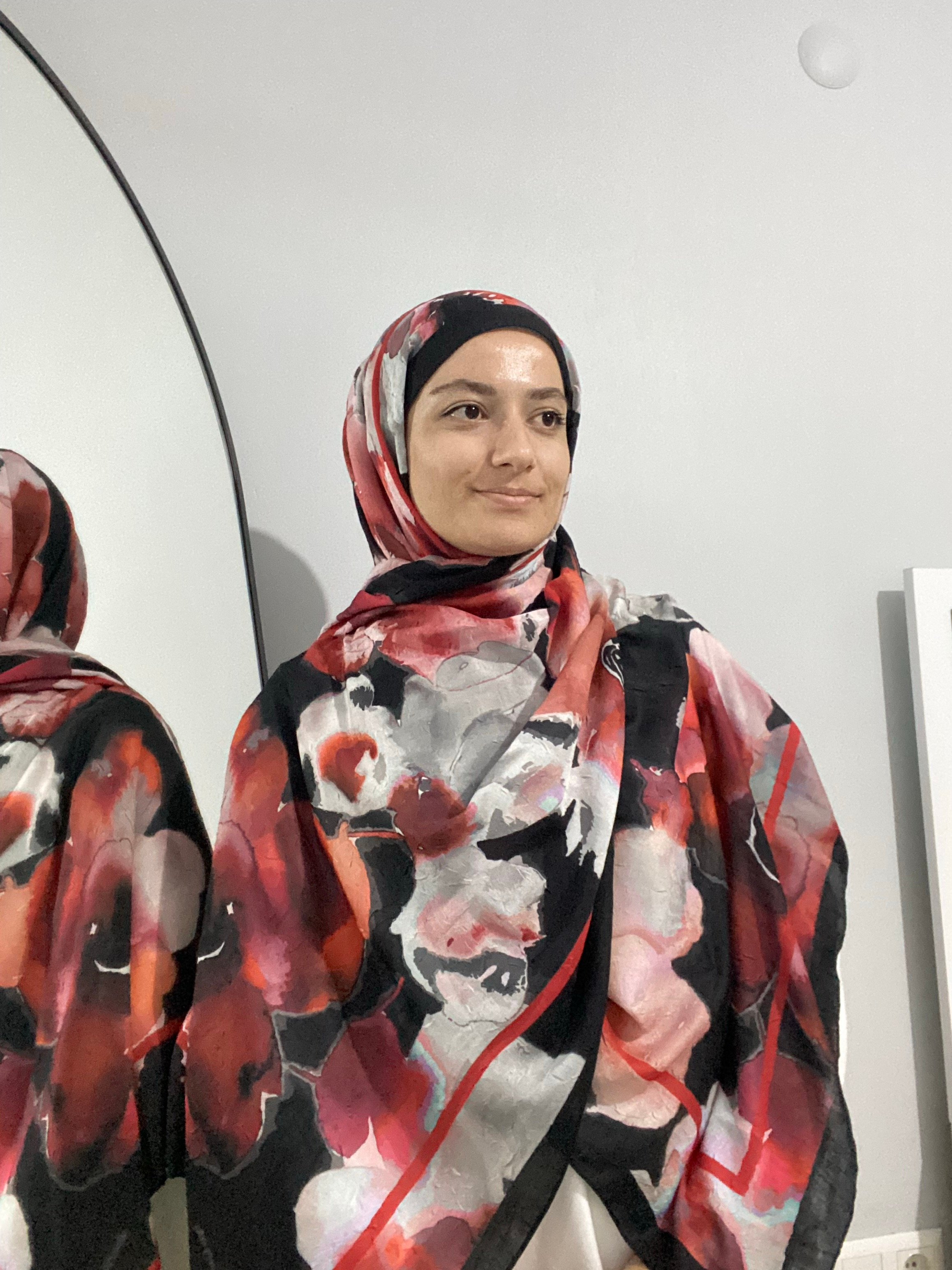 SOLENA BAMBU ŞAL - siyah