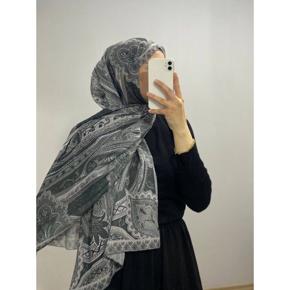 Etro desen pamuk soft şal