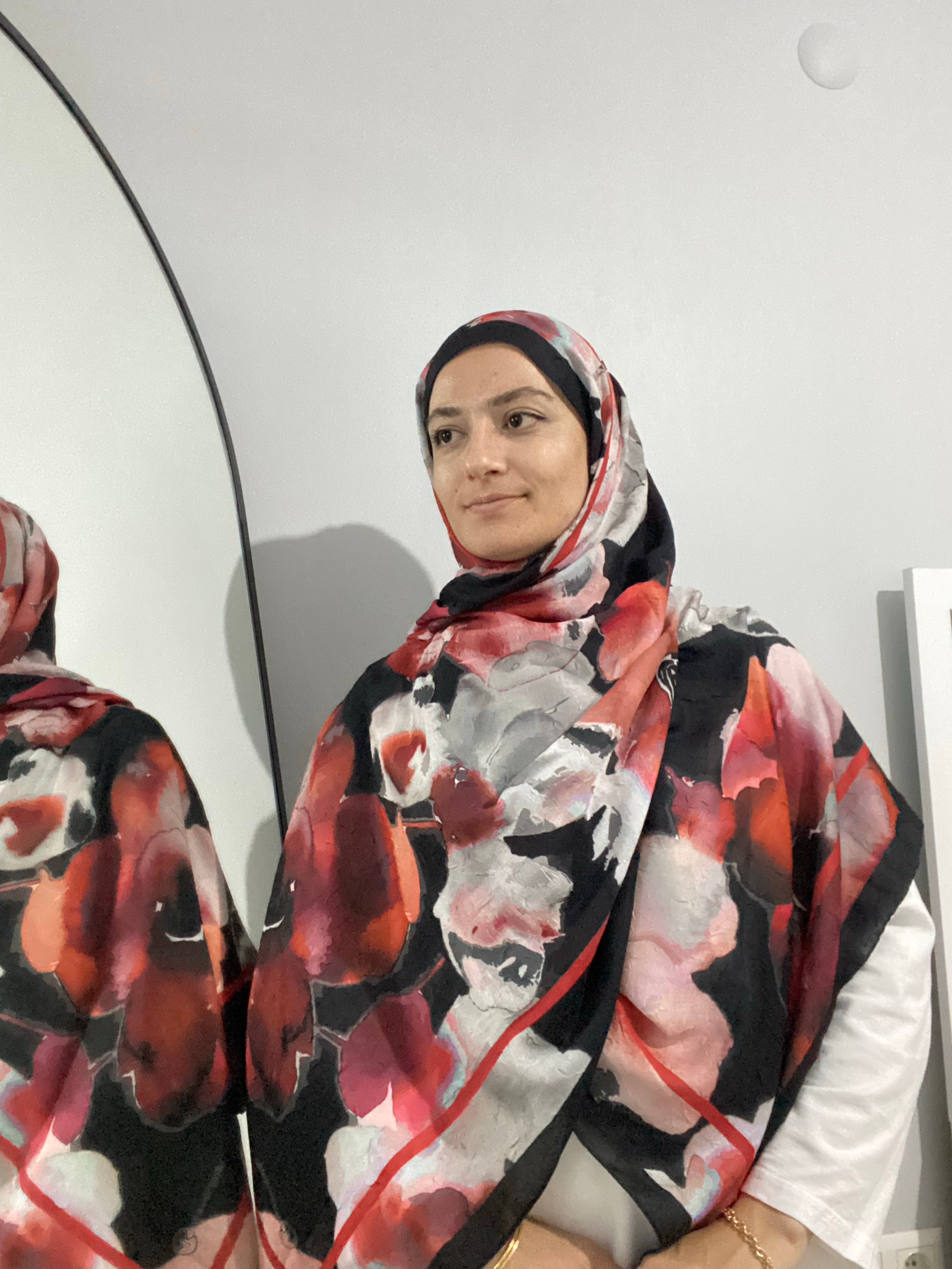 SOLENA BAMBU ŞAL - siyah