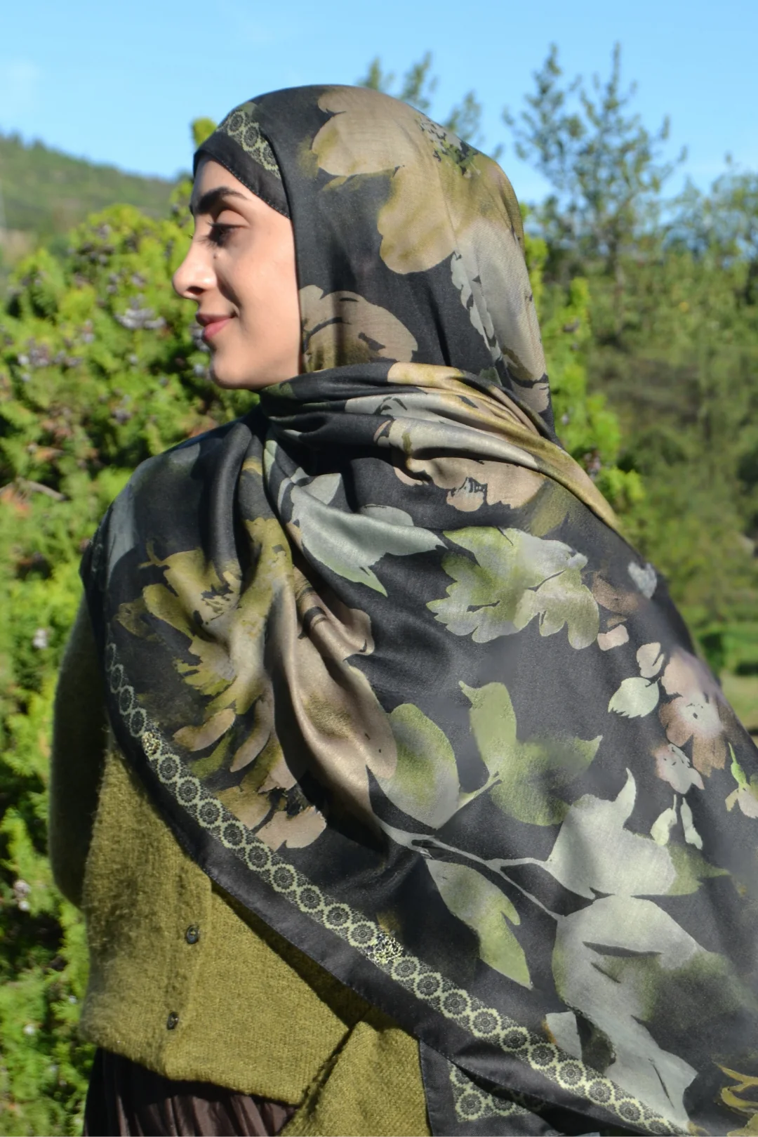 Nora Desenli Pamuk Şal