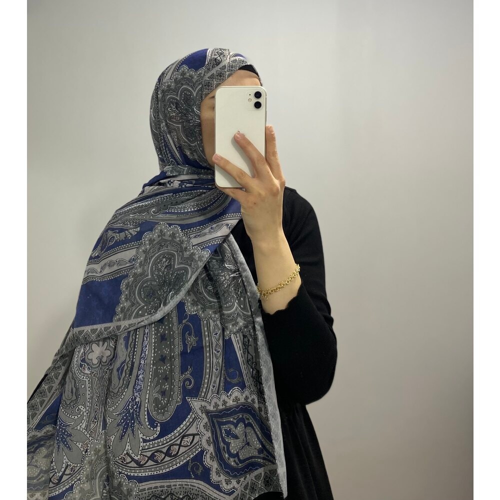 Etro desen pamuk soft şal