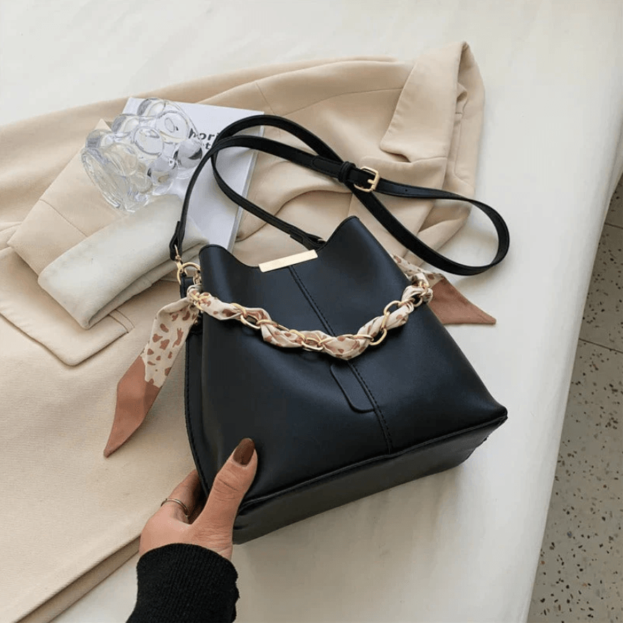 Chain Bag, Scarf Bag, Women Bag, Trend Bag, Minimalist Bag, Crossbody Bag, Fashion Handbag, Evening Bag, Summer Bag, Women Handbag, Birthday Gift