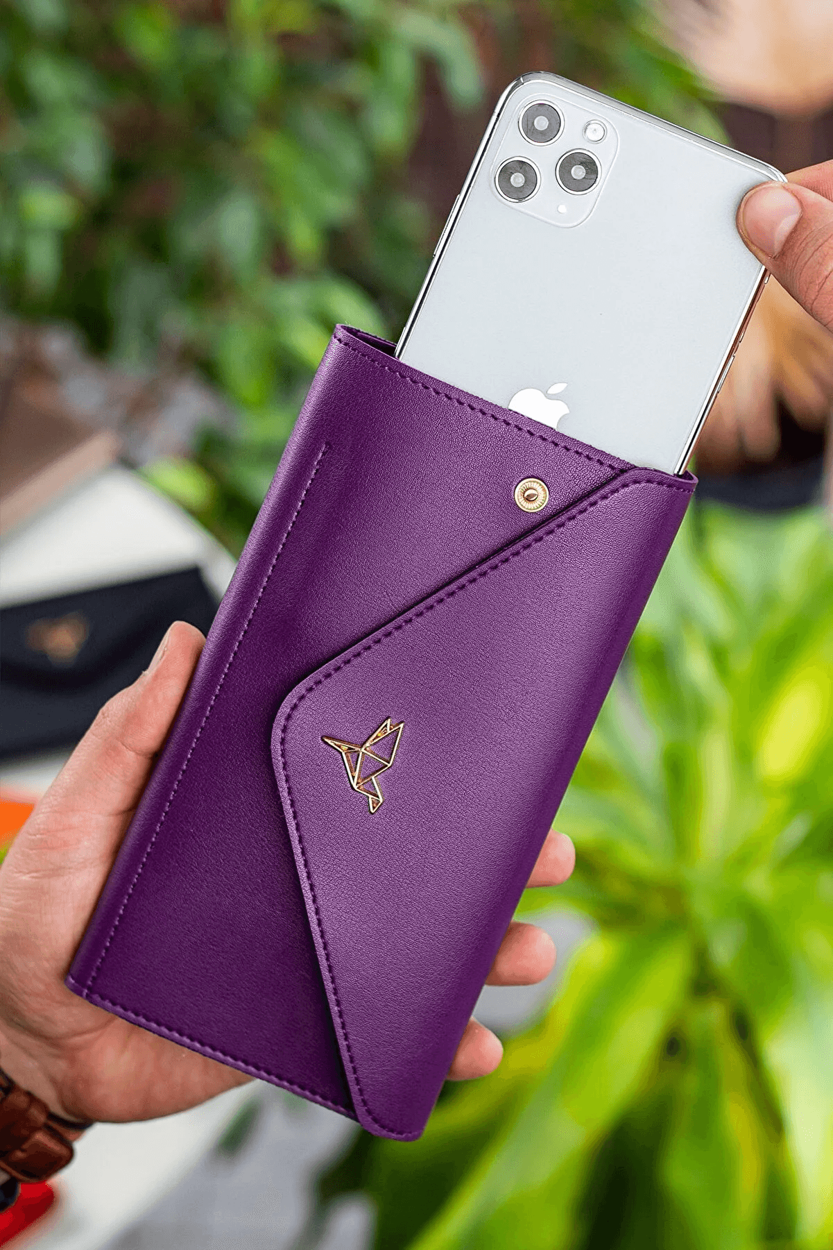 Wallet with Phone Compartment, Women Leather Wallet, Leather Purse Zipper, Card Holder Wallet For Her, Credit Card Wallet, Gift Idea, Coin Pocket