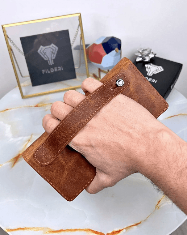 Genuine Leather Wallet, Phone Compartment Women Leather Wallet, 100% Leather Purse Zipper, Card Holder Wallet For Her, Credit Card Wallet, Gift Idea, Coin Pocket