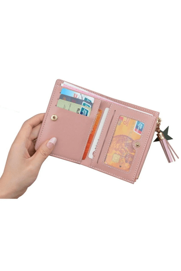 Women Leather Wallet, Card Holder, Cash Wallet, Leather Purse Zipper, Card Holder Wallet For Her, Credit Card Wallet, Gift Idea, Coin Pocket