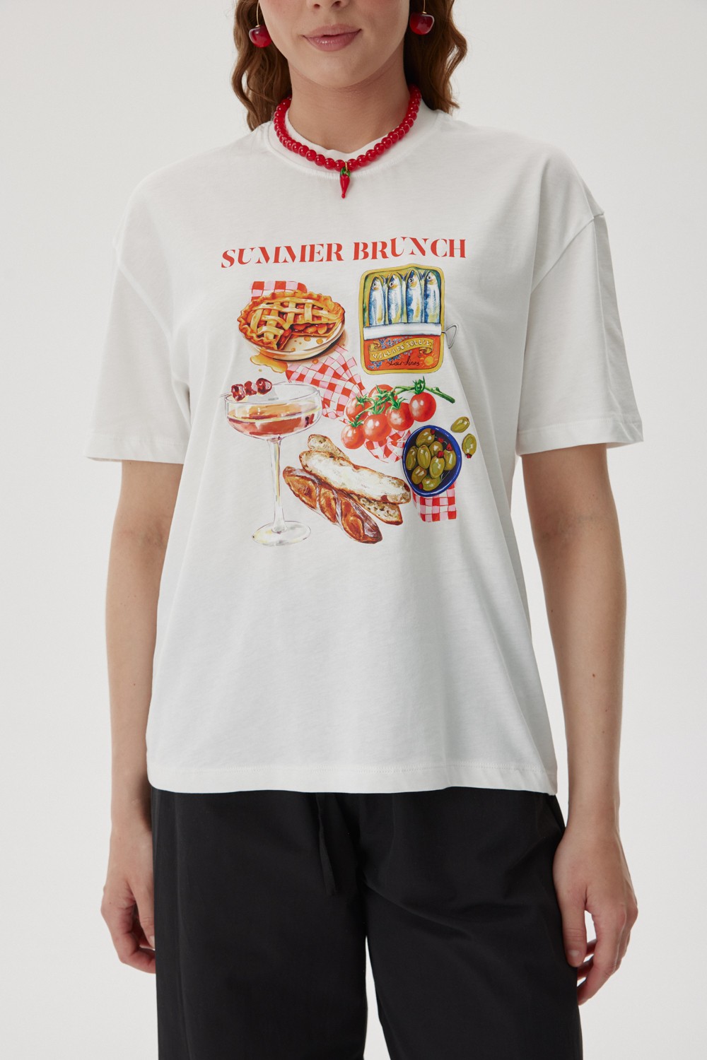 SUMMER BRUNCH Printed T-Shirt