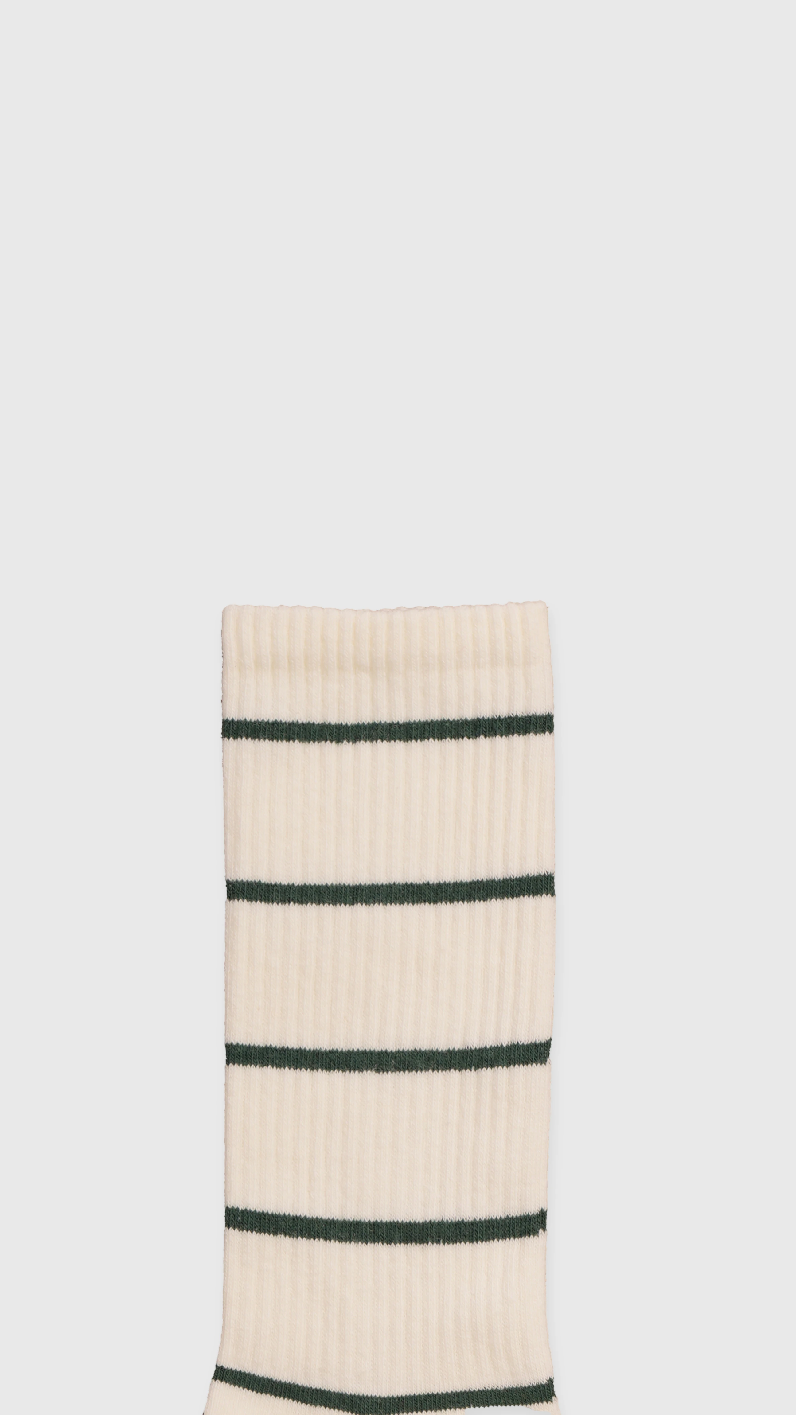 Çizgili Fitilli Örme Uzun Çorap