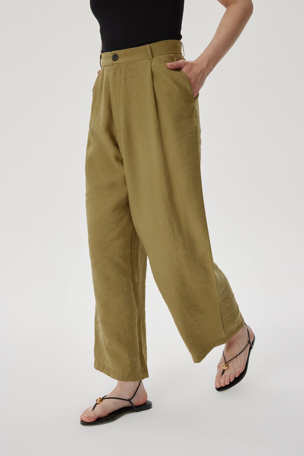 PİLE DETAYLI PANTOLON