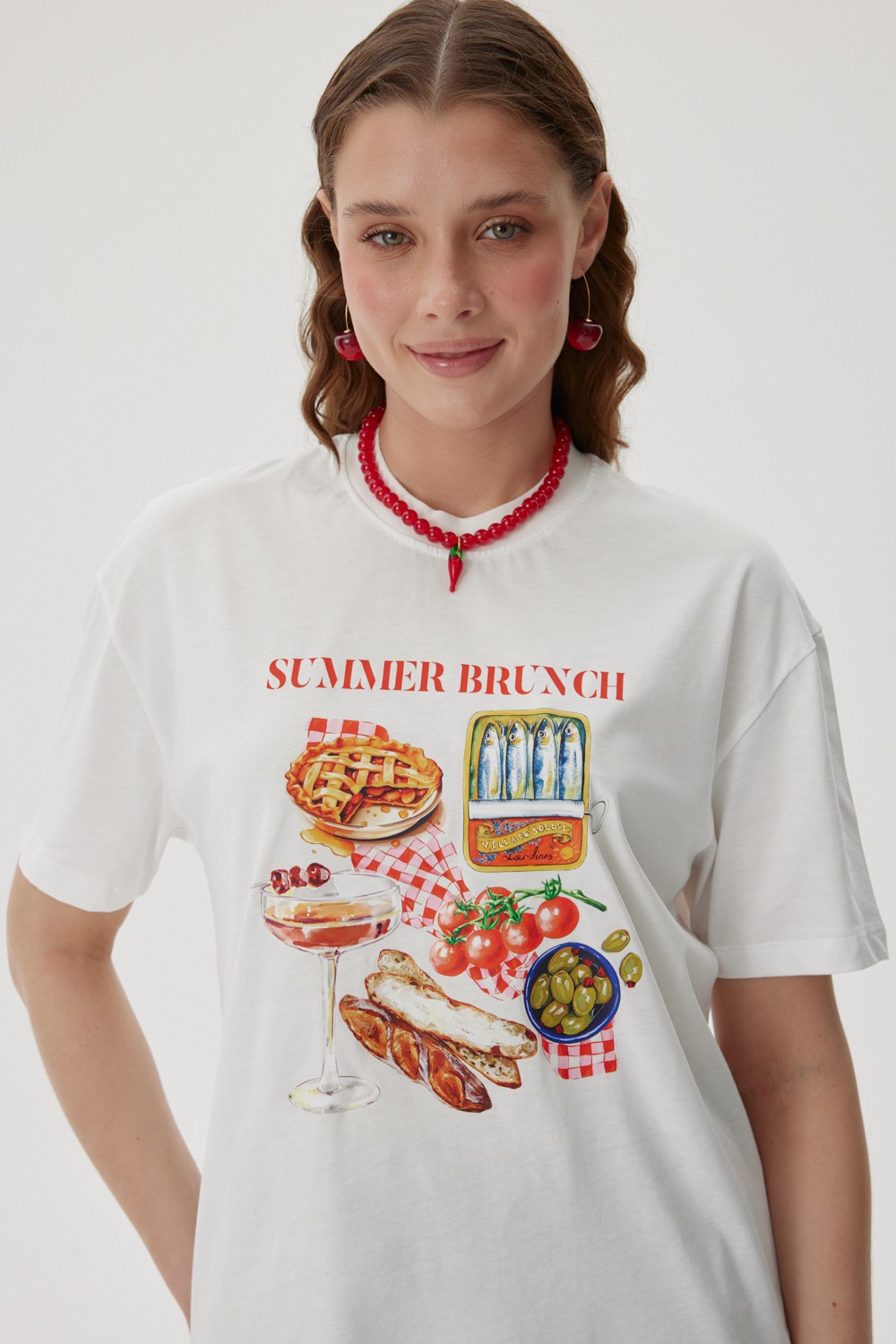 SUMMER BRUNCH Printed T-Shirt