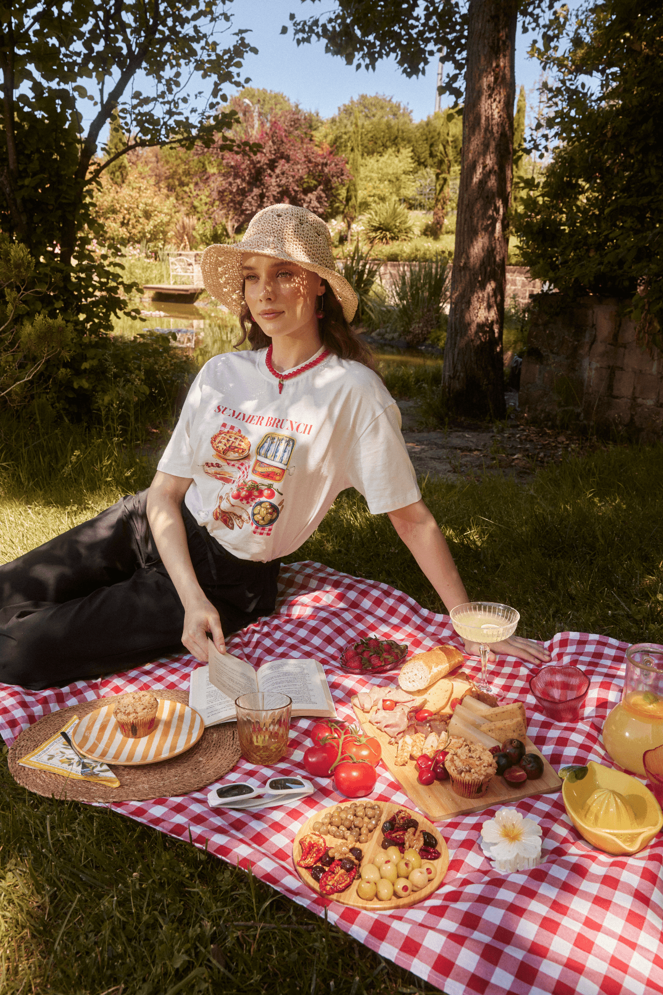 SUMMER BRUNCH Printed T-Shirt