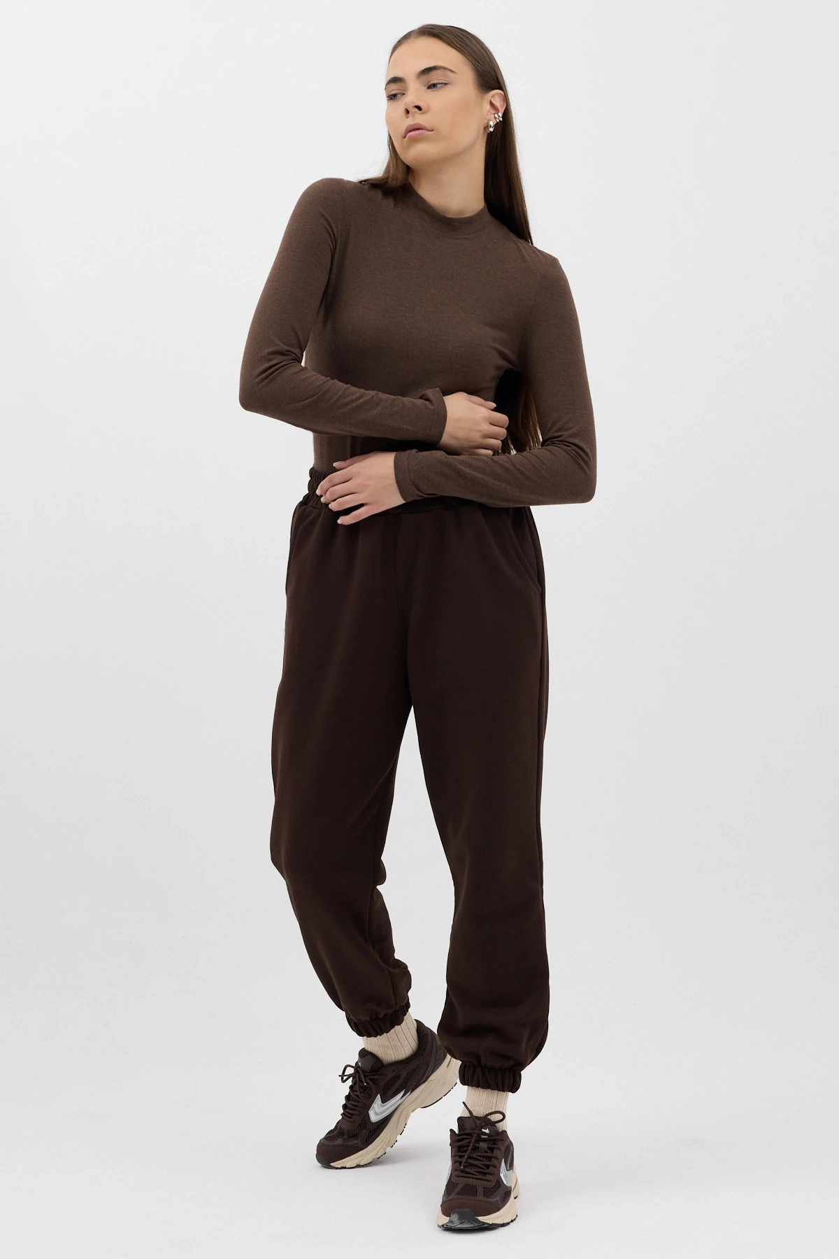 Yüksek Yaka Uzun Kol Body