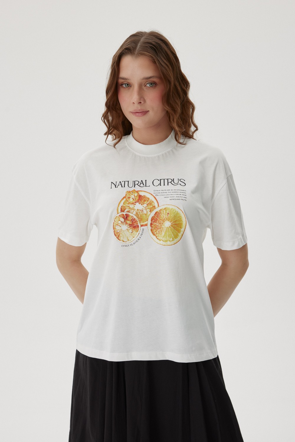 NATURAL CITRUS BASKILI T SHIRT