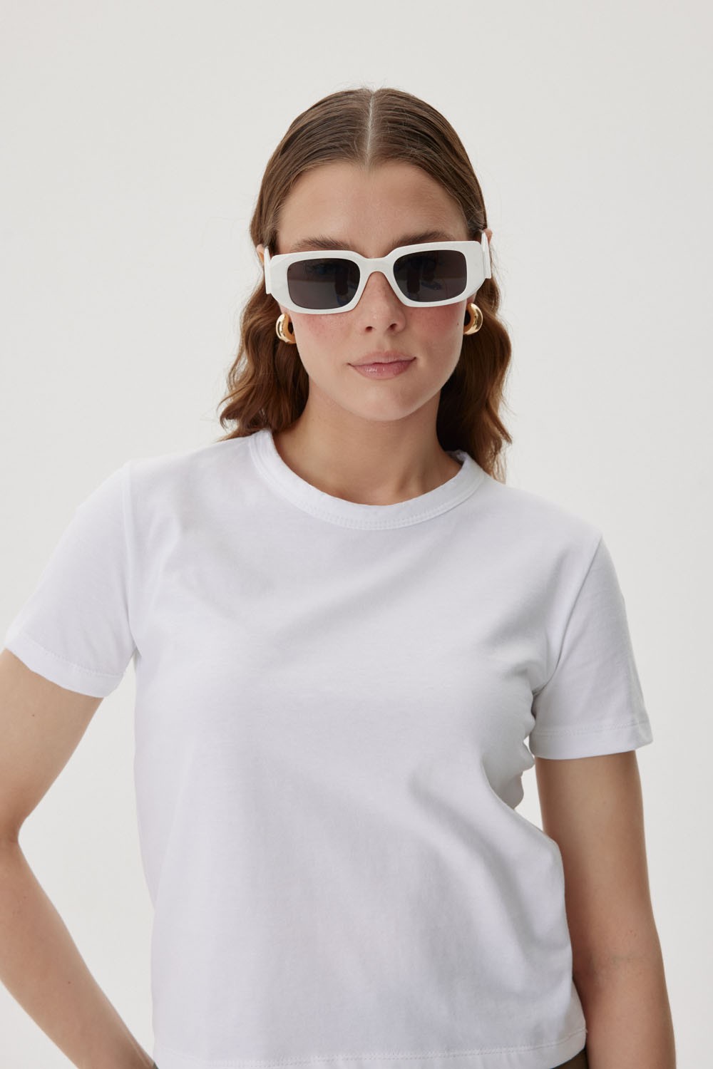 KISA KOLLU BİSİKLET YAKA TSHIRT