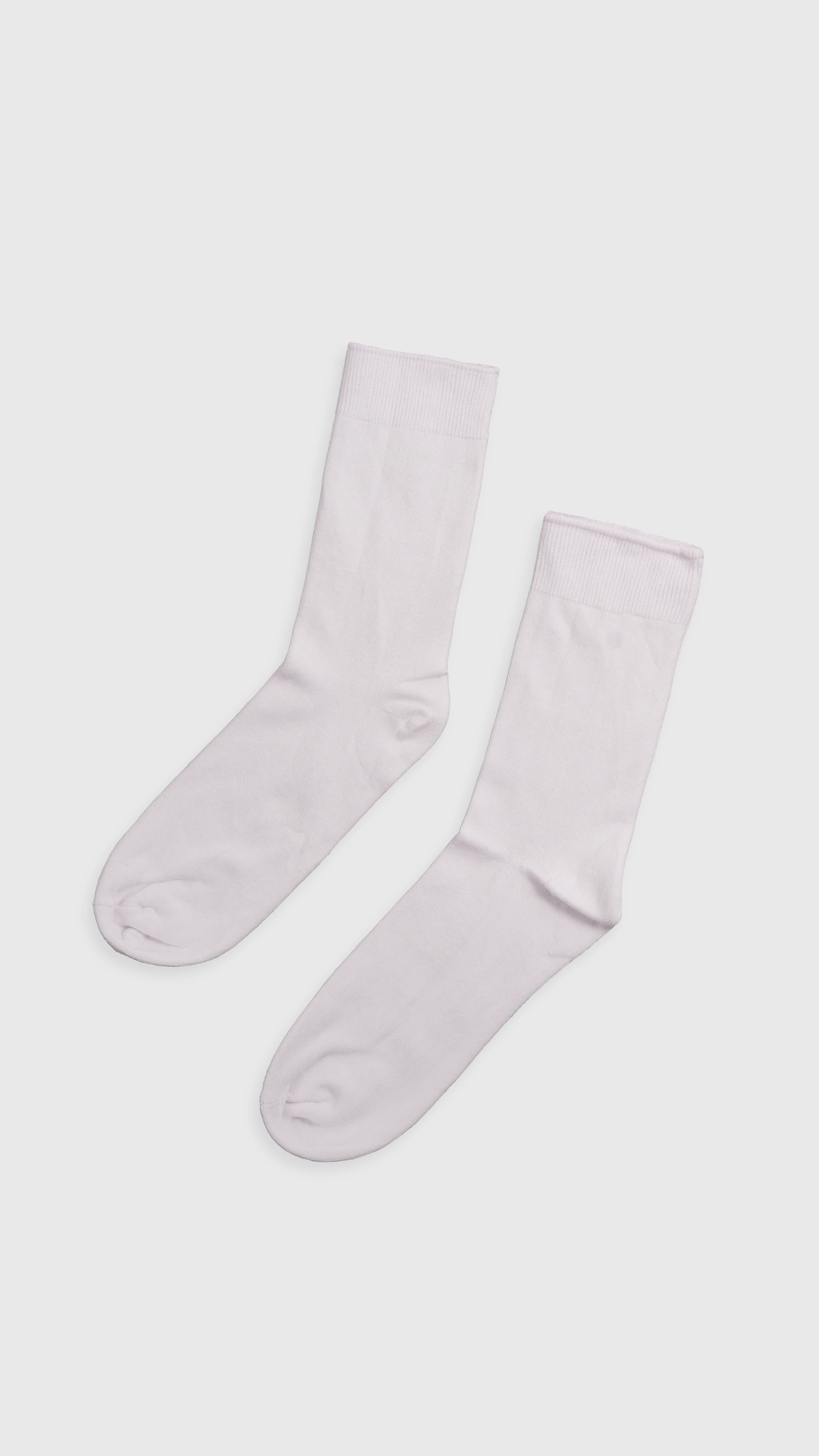 Ekru Pamuklu Uzun Çorap