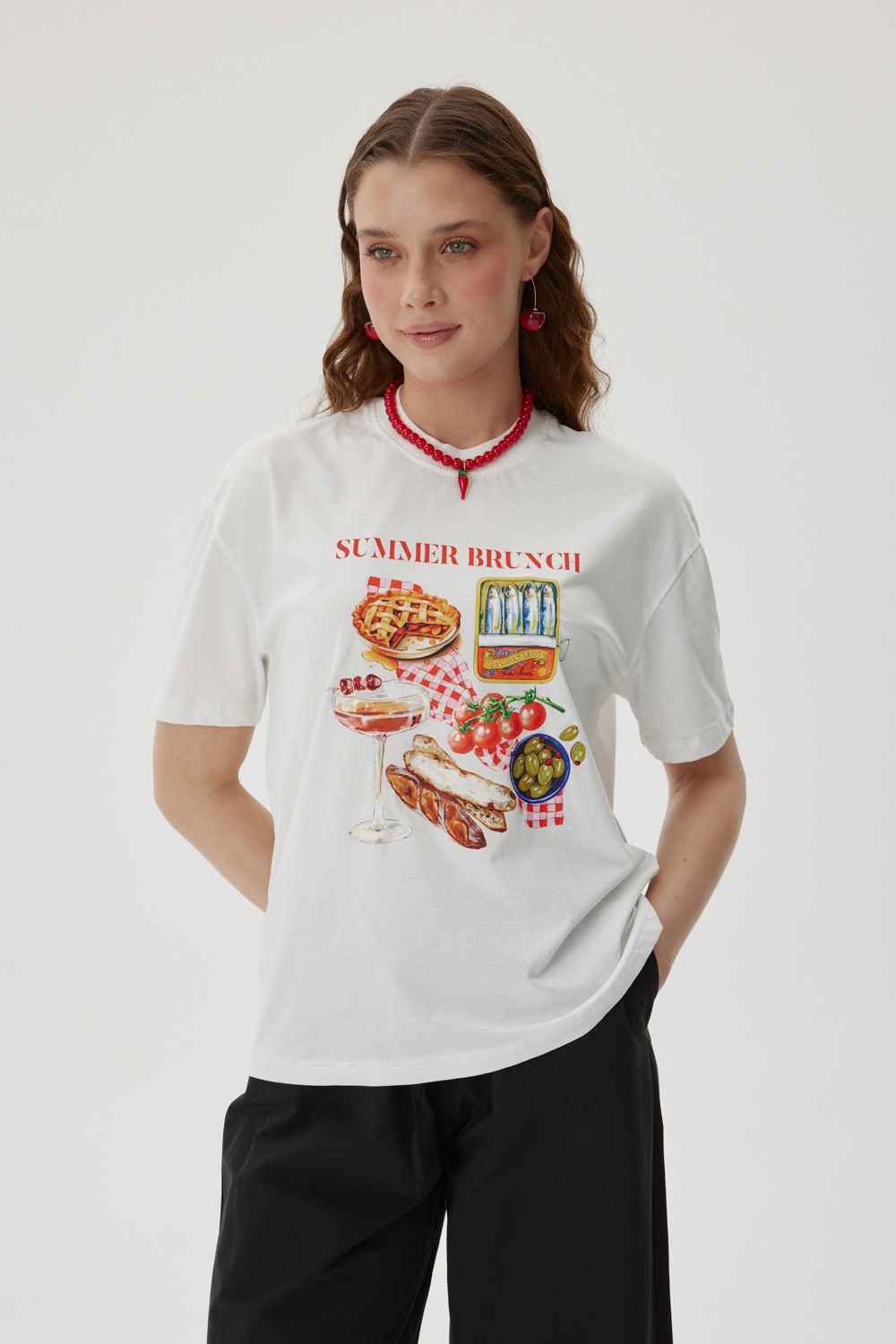 SUMMER BRUNCH Printed T-Shirt