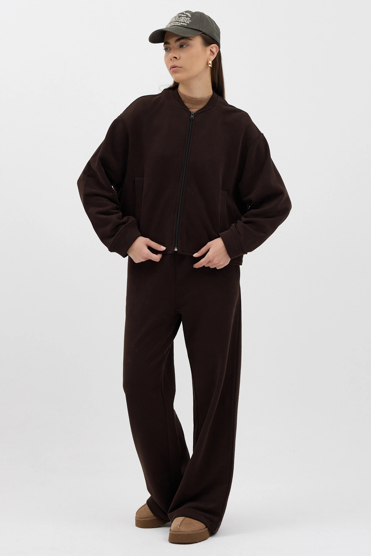 Rhone Hakim Yaka Üç İplik Bomber Ceket