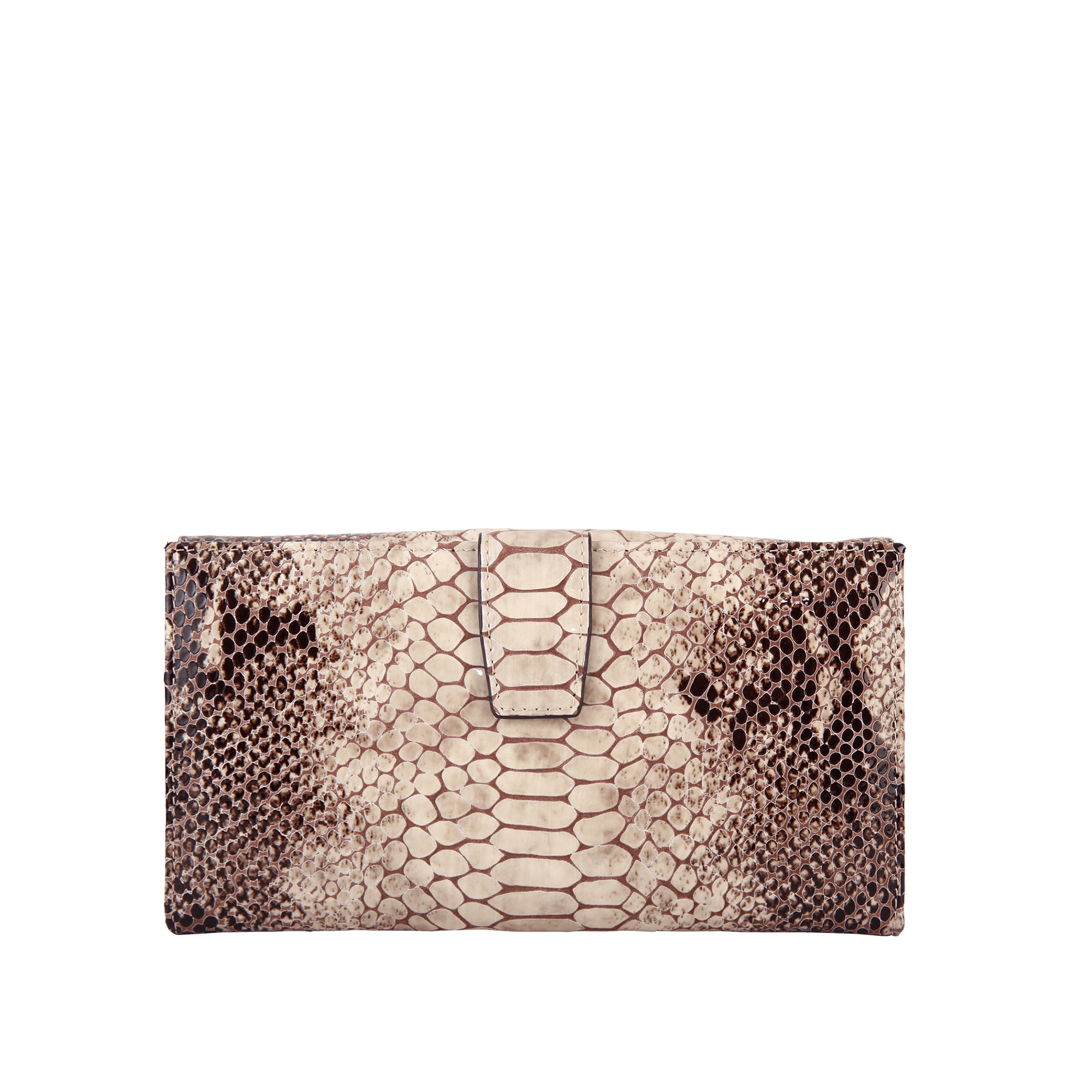 Petek Women's Wallet Light Beige - Dark Brown