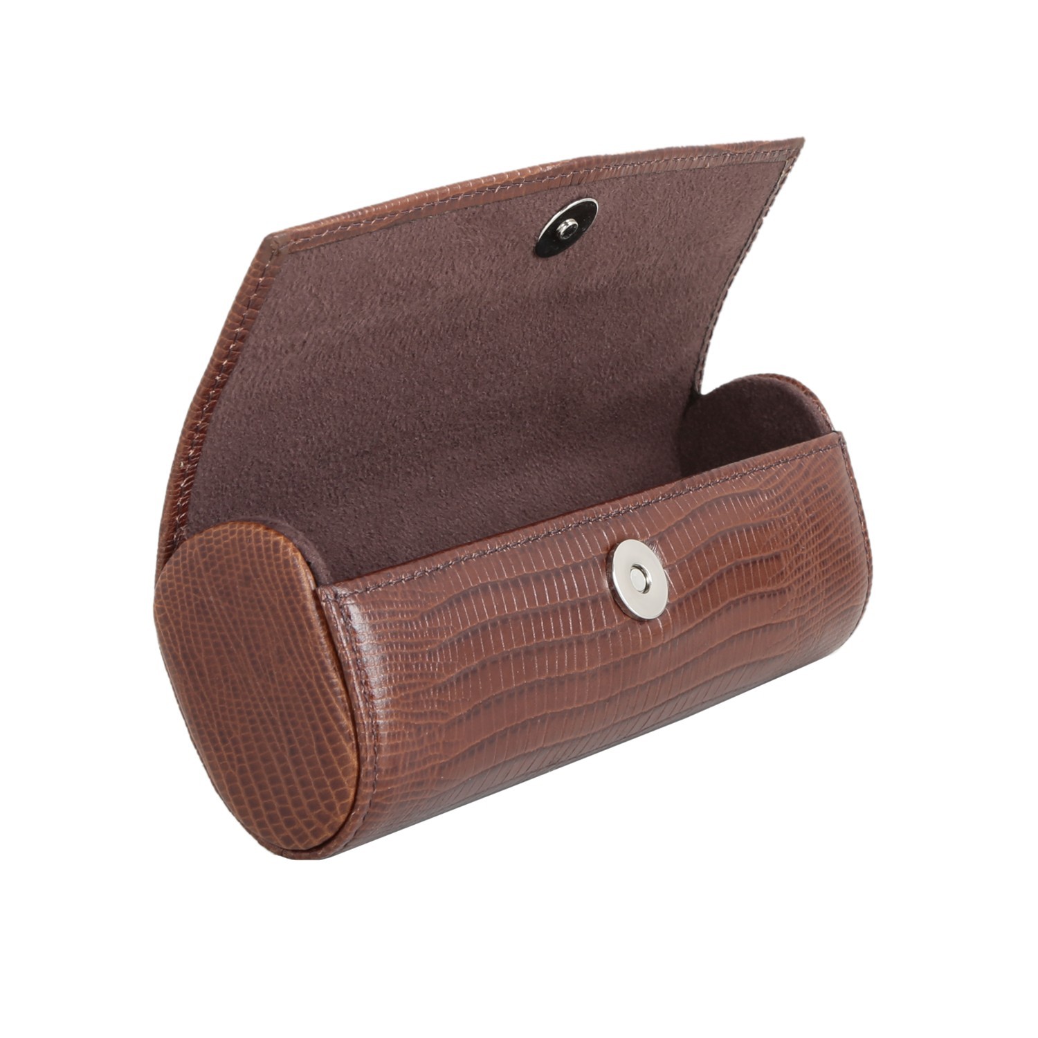 Petek Glasses Case Brown