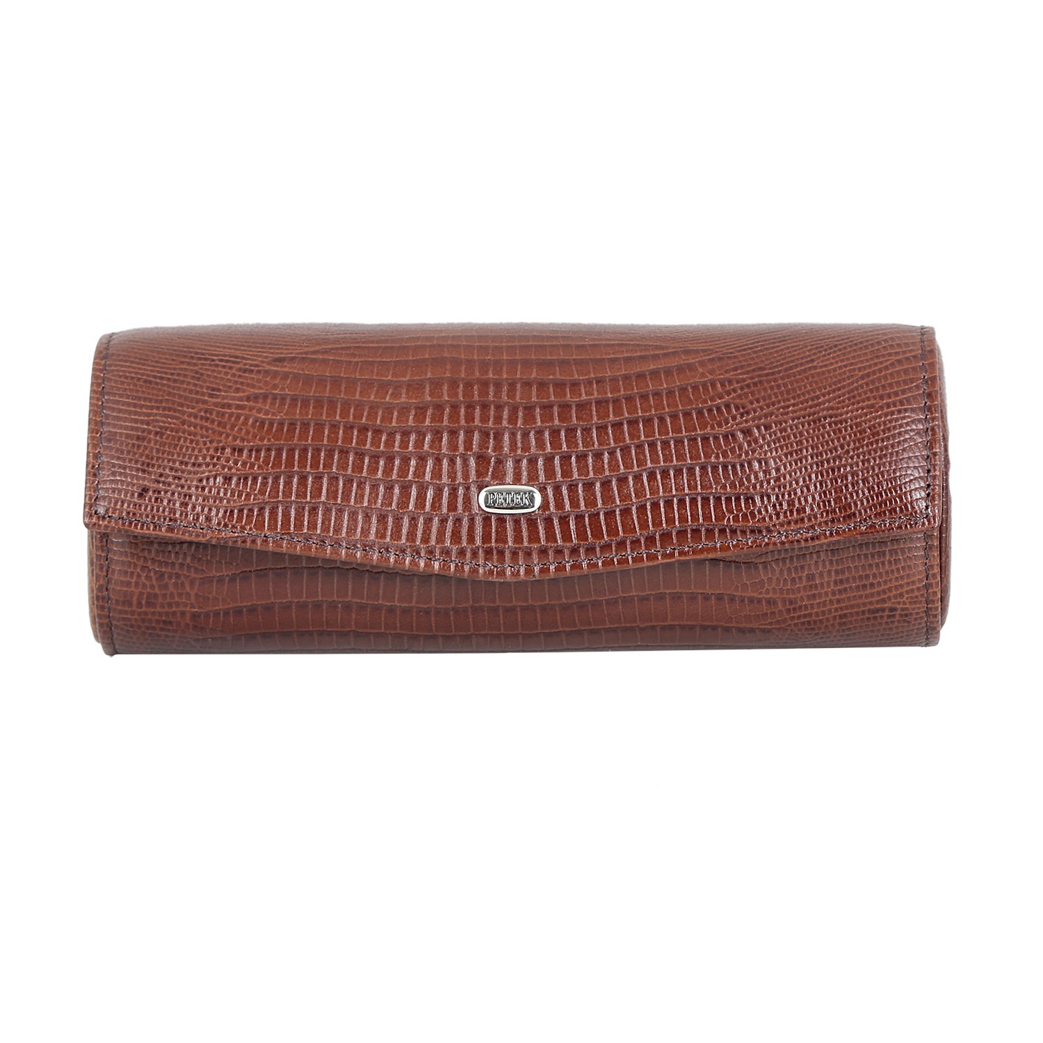 Petek Glasses Case Brown