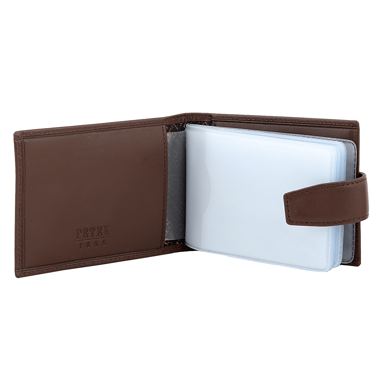 Petek Credit Card Holder Dark Brown 