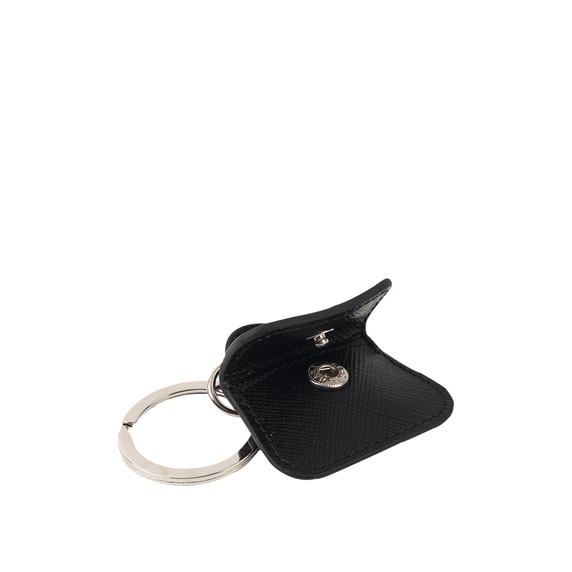 PETEK Black Leather Key Chain