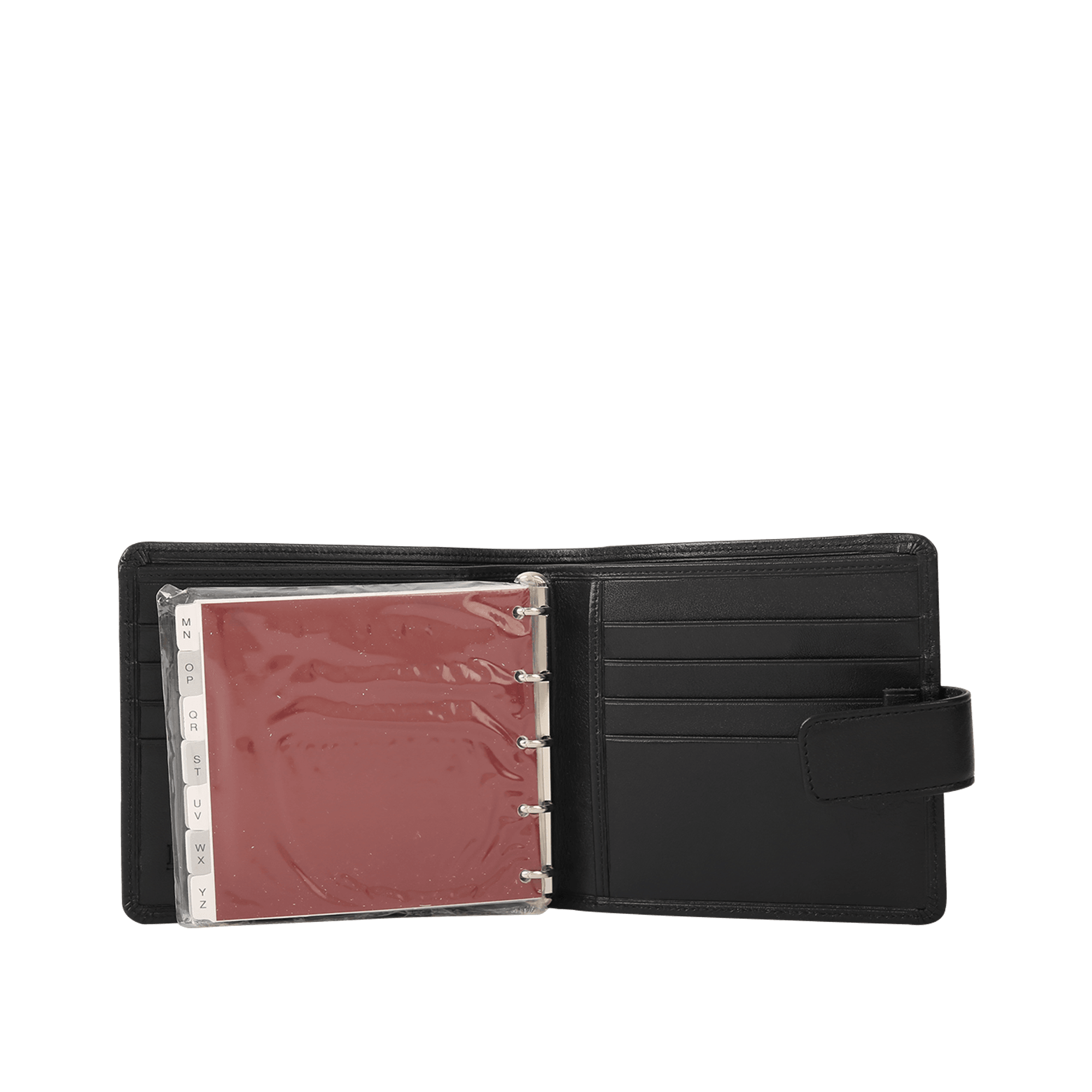 PETEK Black Leather Organizer