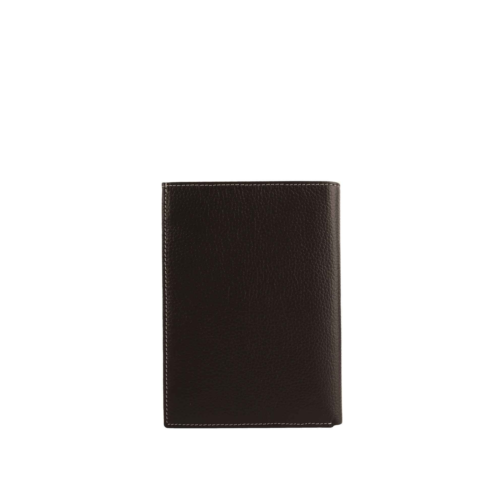 Petek Men's Wallet Contrast Stitching Brown