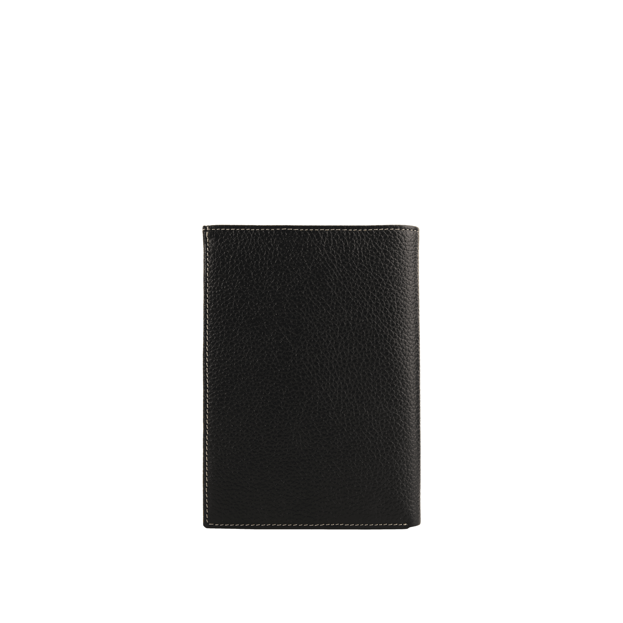 Petek Men's Wallet Contrast Stitching Black