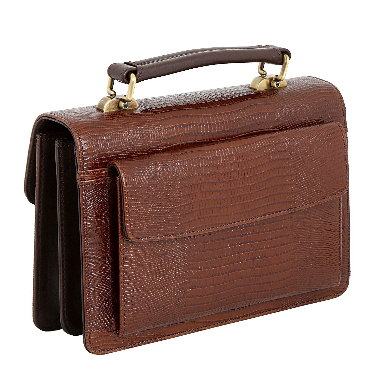 Petek Men's Briefcases Brown