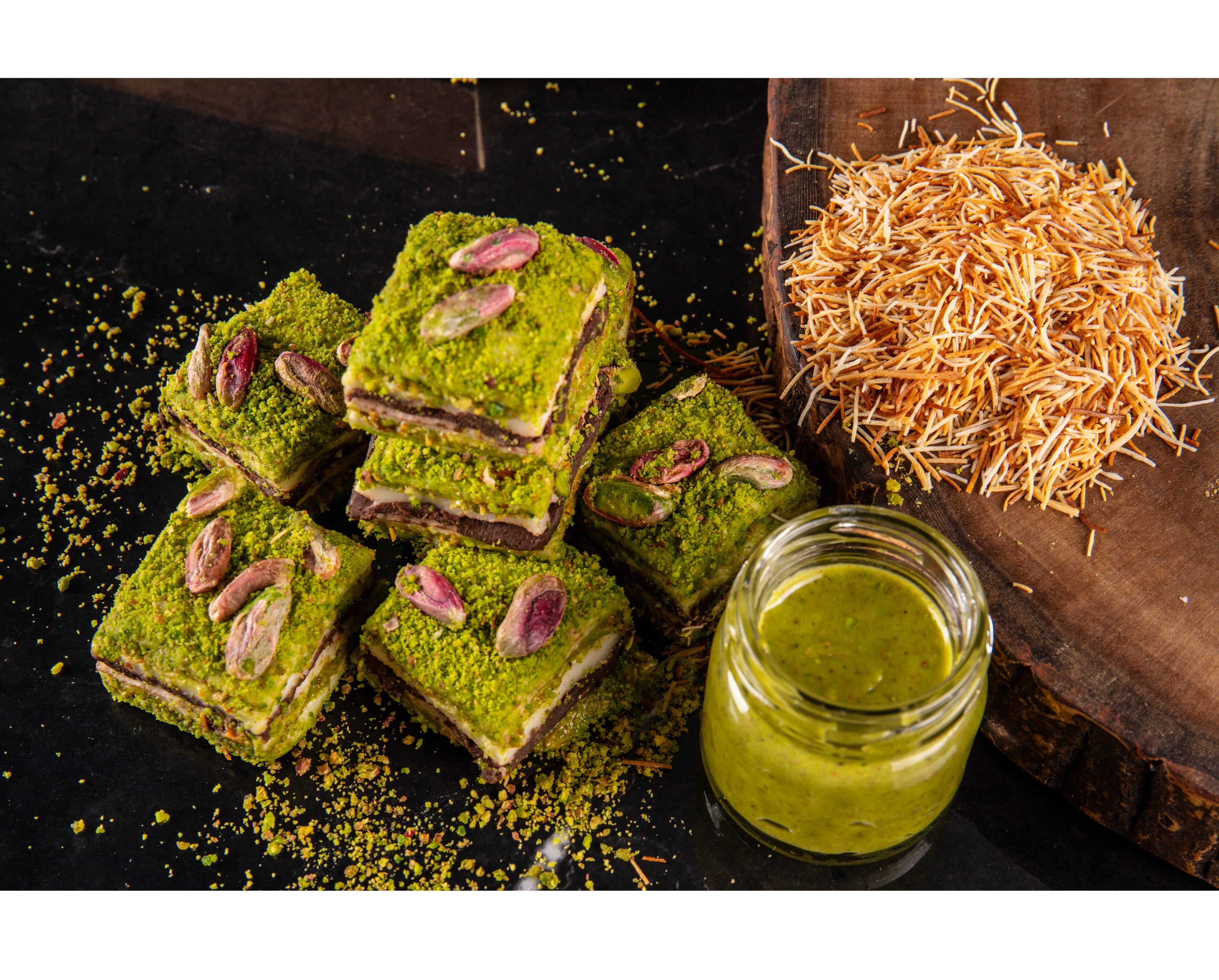 Dubai Antep Fıstıklı Kadayıflı Katmer Lokum