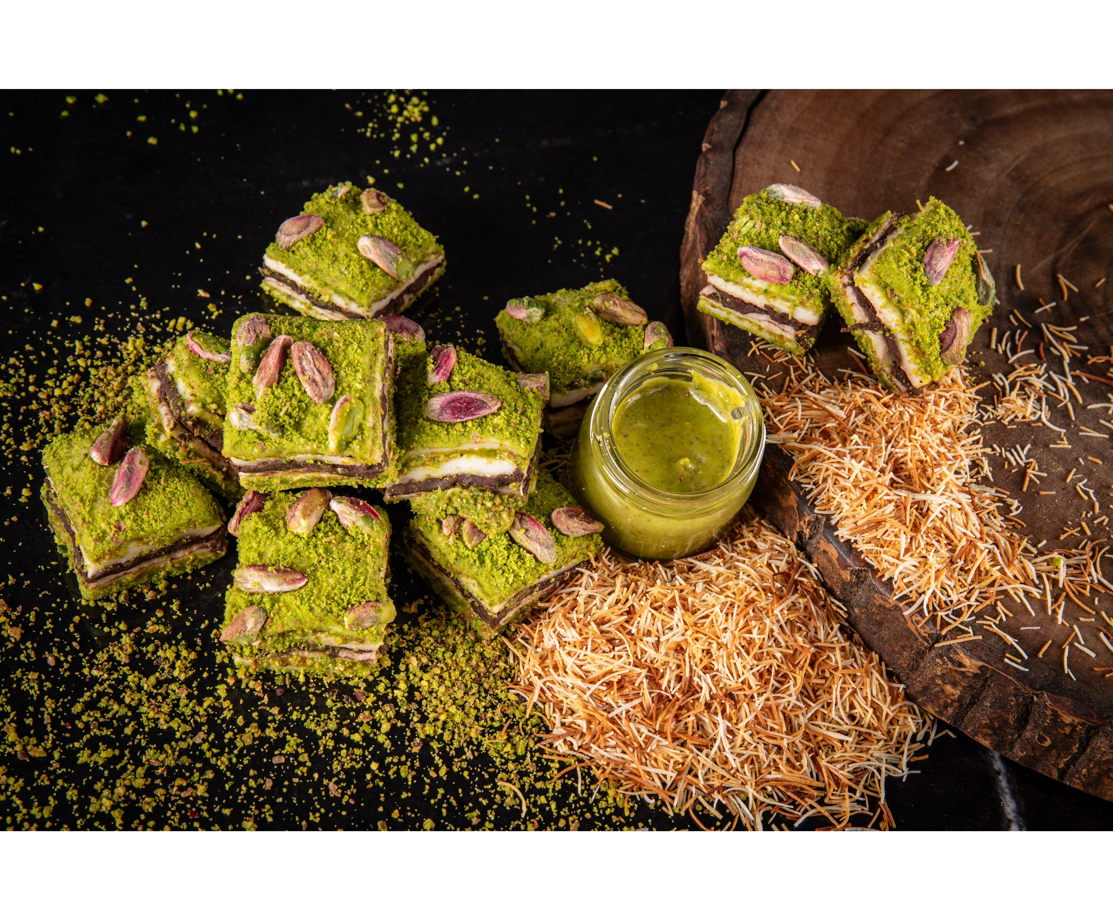 Dubai Antep Fıstıklı Kadayıflı Katmer Lokum