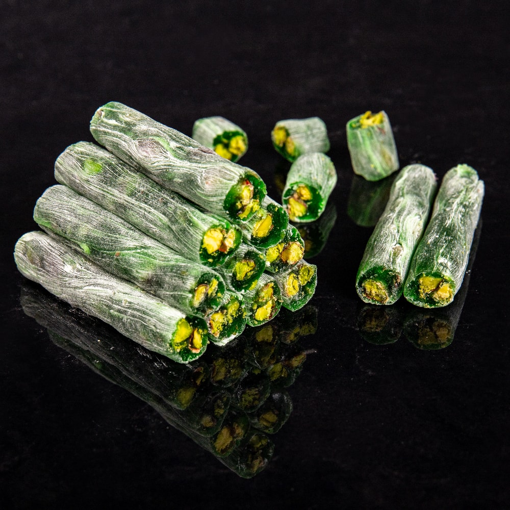 Elmalı Antep Fıstıklı Fitil Lokum