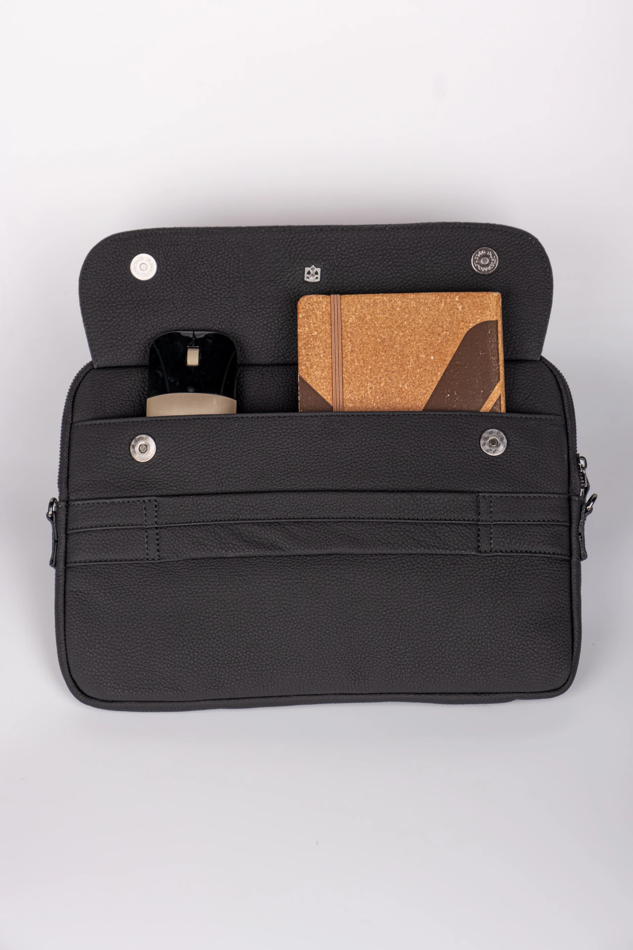 Executive Hakiki Deri Çanta İkili Set