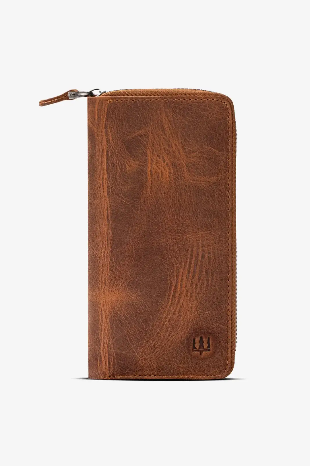 Luis Fermuarlı Telefon Hazneli Deri Cüzdan