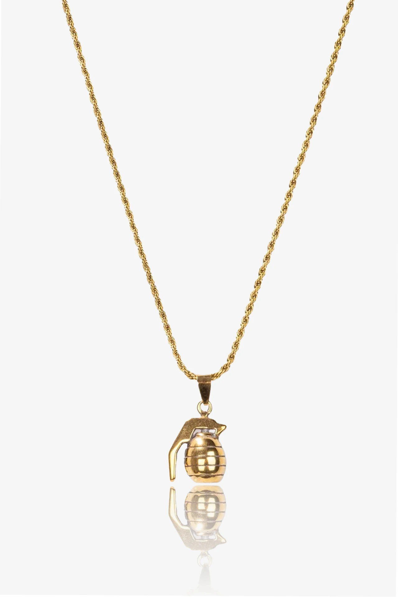 Grenade Çelik Kolye