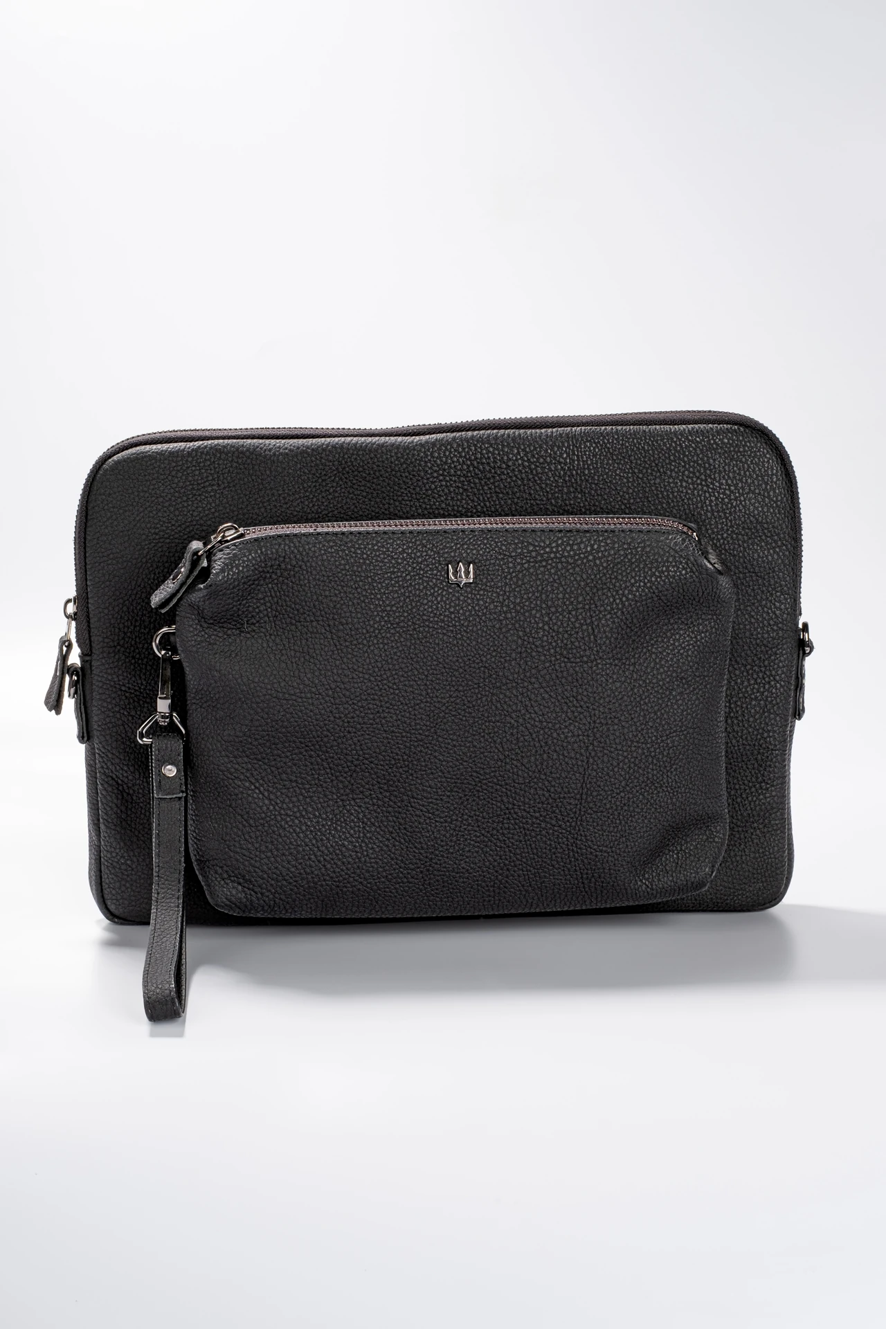 Executive Hakiki Deri Çanta İkili Set