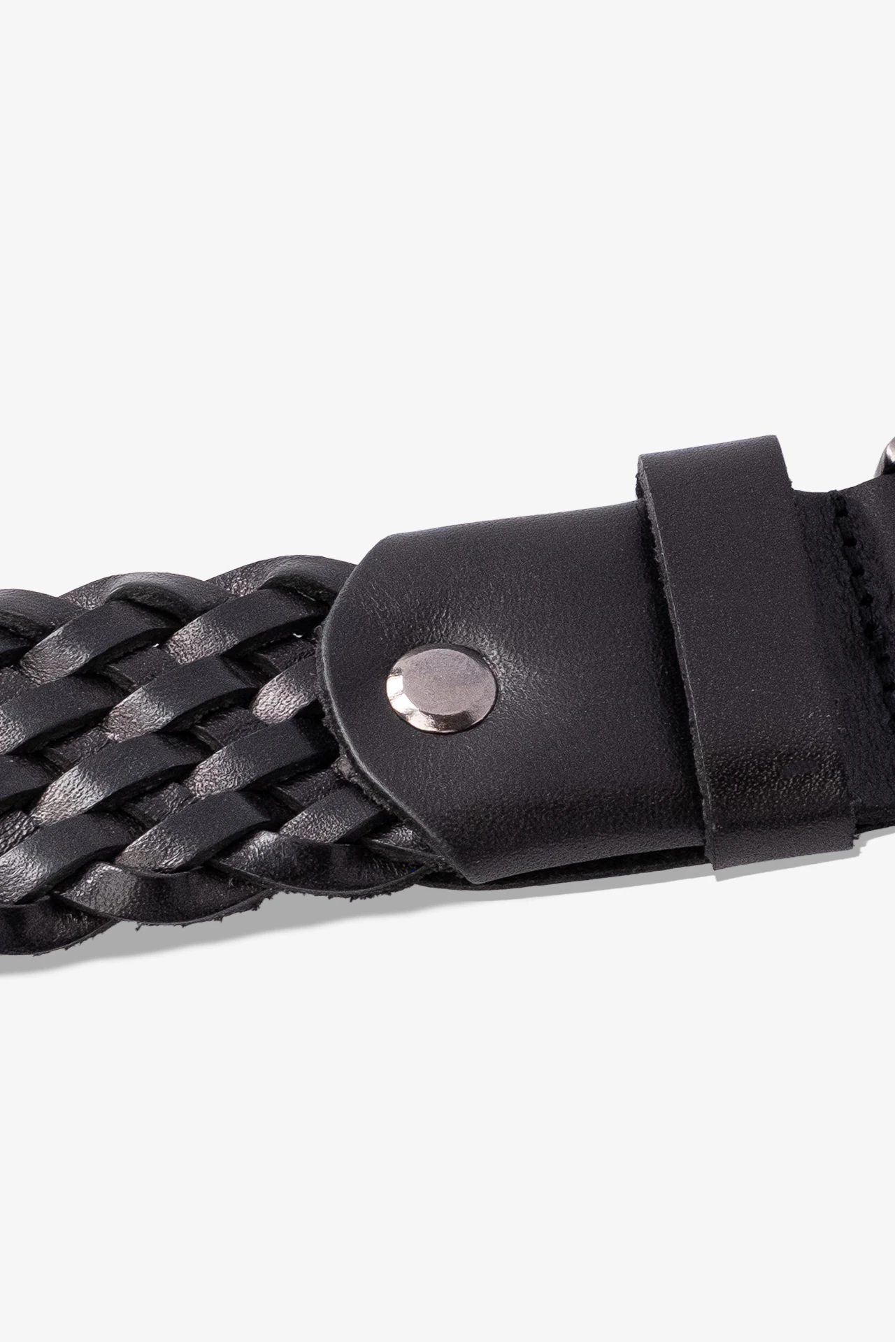 Helen Örgü Hakiki Deri Kemer 3.5 Cm