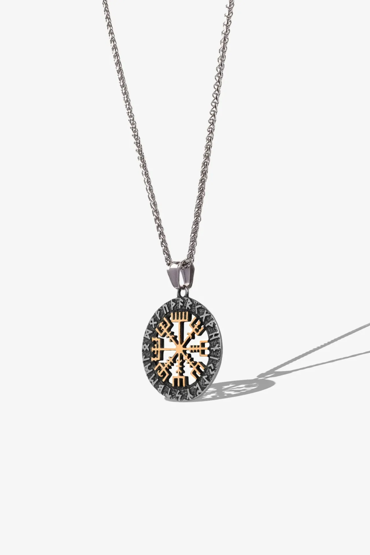 Viking Composs Çelik Kolye