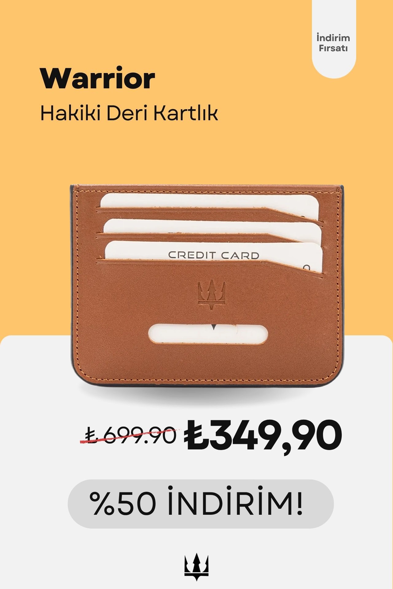 Warrior Hakiki Deri Kartlık
