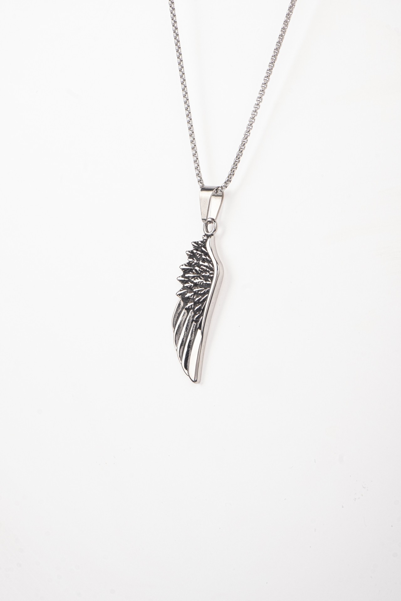 Silver Angel Çelik Kolye
