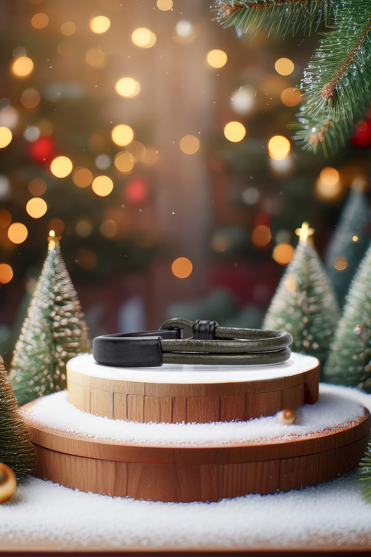 Grapnel Deri Bileklik