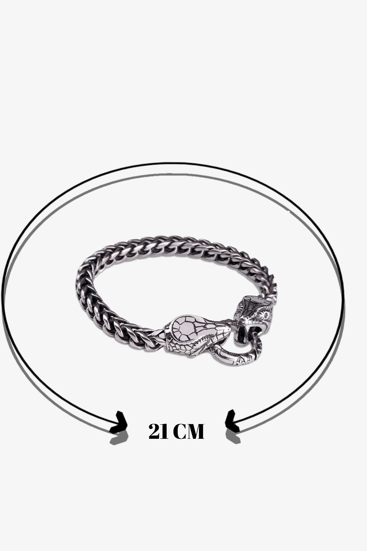 Dragon Snake Çelik Bileklik